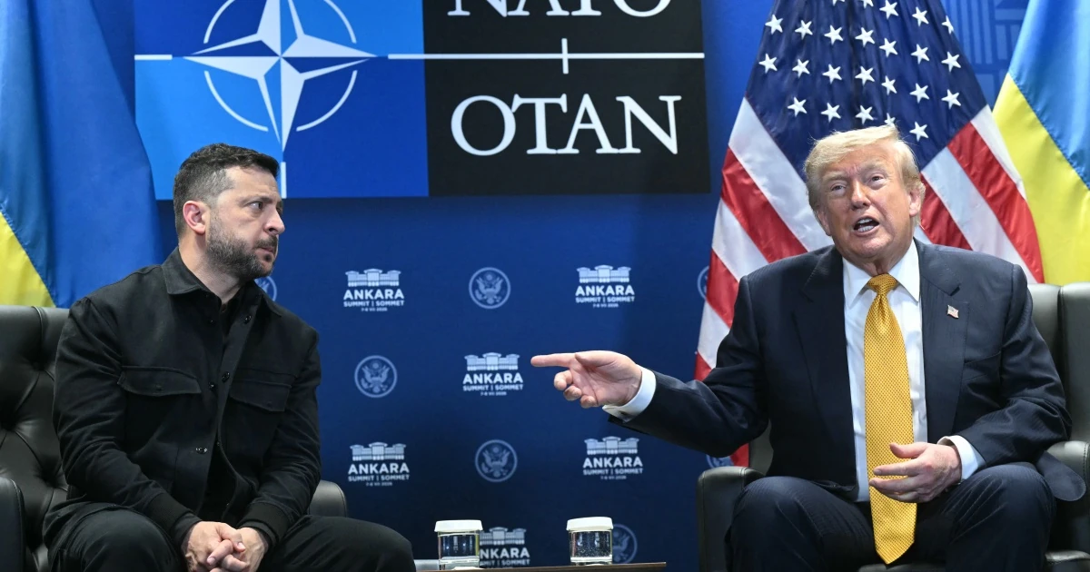 Володимир Зеленський та Дональд Трамп
