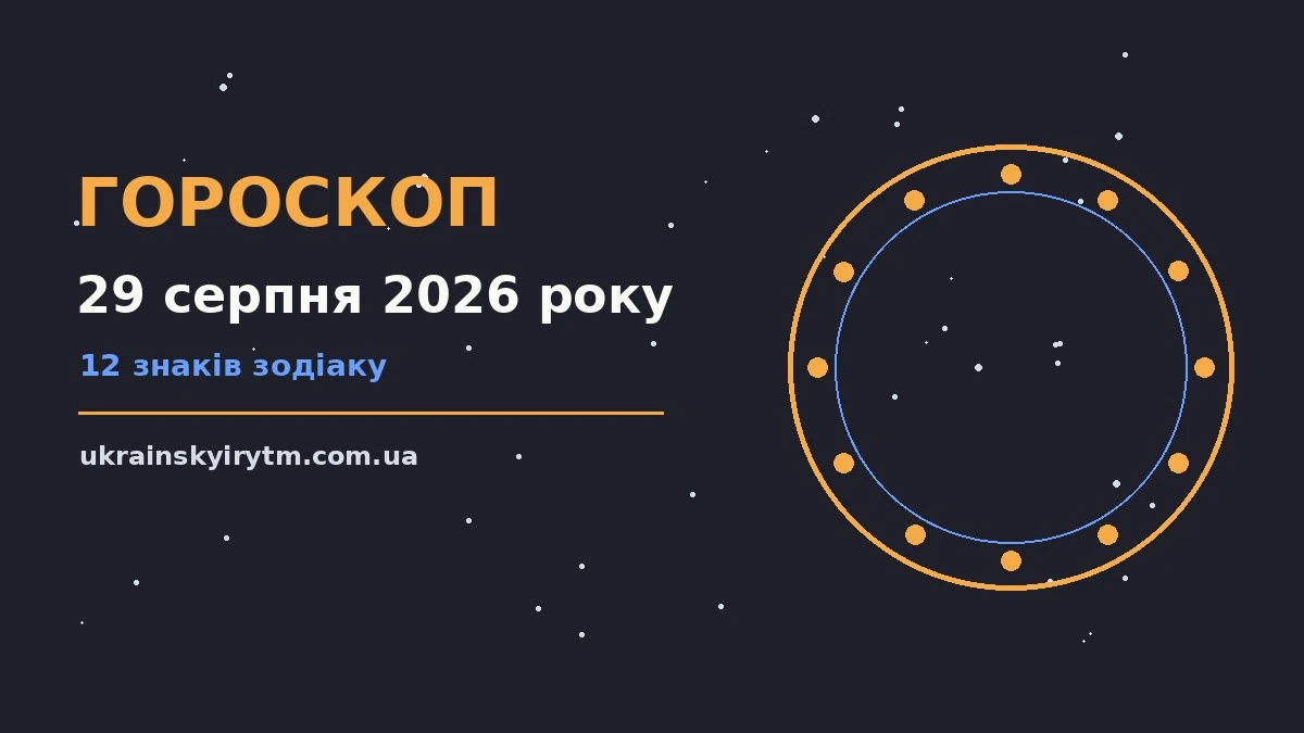 Гороскоп на 29 серпня 2026 року: підказки перед важливим кроком про шанси та застереження