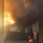 Зруйнований сортувальний термінал «Нової пошти» в Полтаві після ворожої атаки 31 липня 2026 року