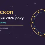 Гороскоп на 5 вересня 2026 року — натхненний космічний пейзаж із зоряним небом і символами знаків зодіаку