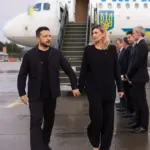 Володимир Зеленський, Йонас Гара Стьоре та Торгердур Катрін Гуннарсдоттір під час візиту до Осло 9 вересня 2026 року