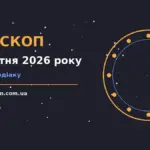 Зіркова ілюстрація до гороскопу на 23 жовтня 2026 року з нічним небом і знаками зодіаку