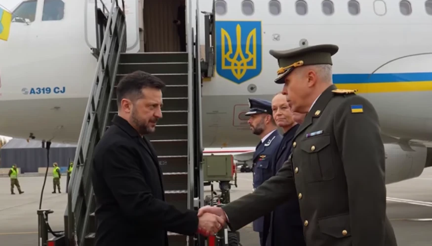 Зеленський приземлився в Осло: деталі прибуття у цифрах